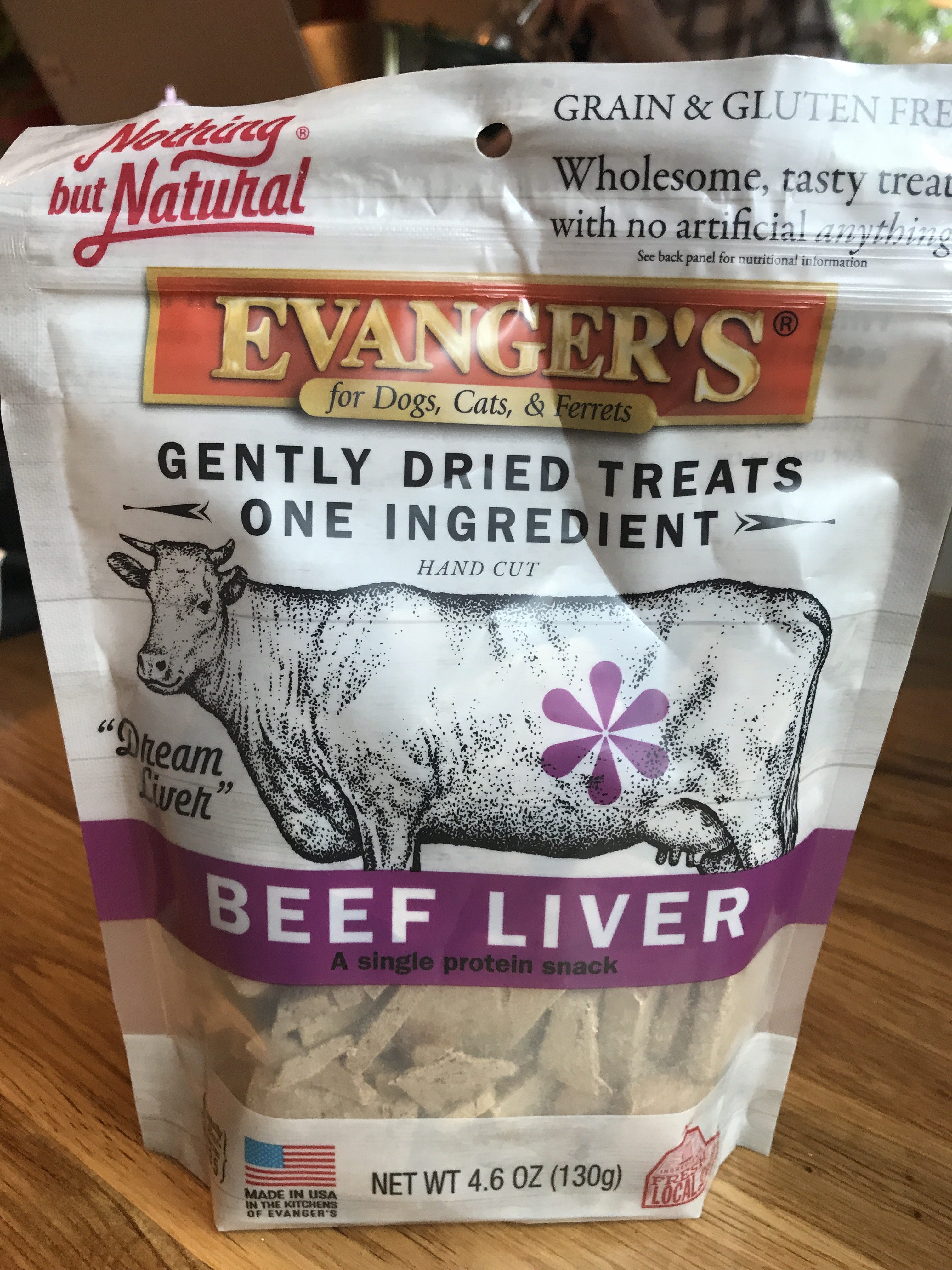 Beef Liver Freeze Dried Treats Evanger's Moe's Meats