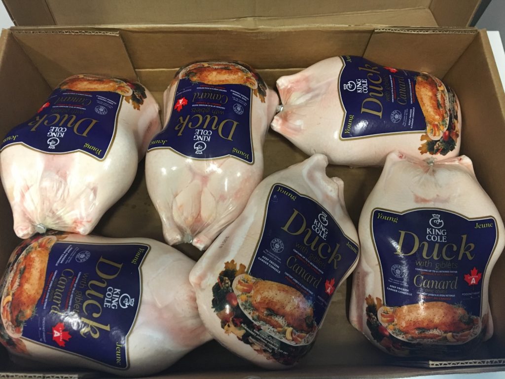 Whole Duck with Bones and Giblets, 30 Pounds Moe's Meats